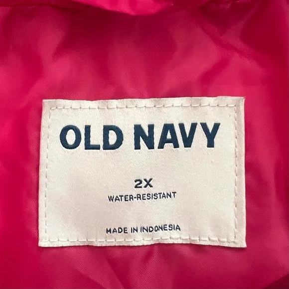 OLD NAVY PINK PUFFER VEST SIZE 2X - Picture 4 of 10
